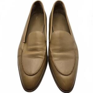 Everlane The Modern Loafer Tan Leather Shoes Made in Italy Women's Size 11